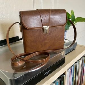 Vegan Leather Box Purse